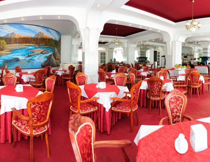 Обеденный зал «Рубин» - Санаторий «Виктория» Кисловодск