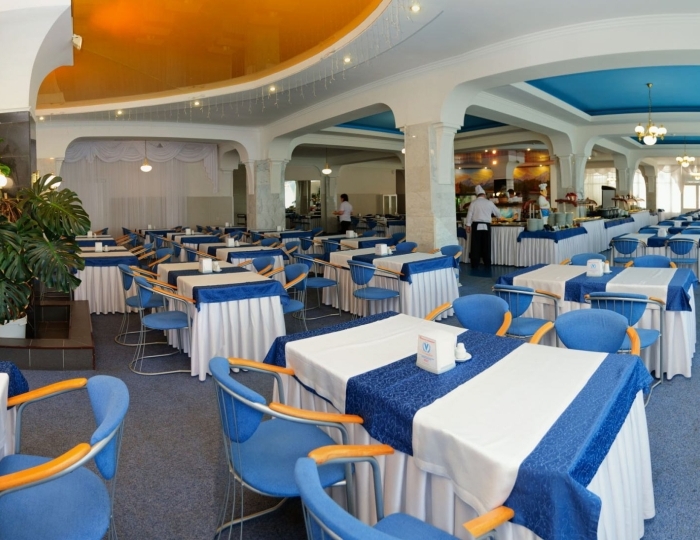 Обеденный зал «Сапфир» - Санаторий «Виктория» Кисловодск